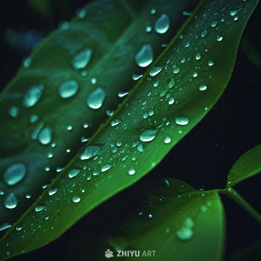 一张绿叶的特写，似乎是壁纸或壁纸设计的一部分。叶子