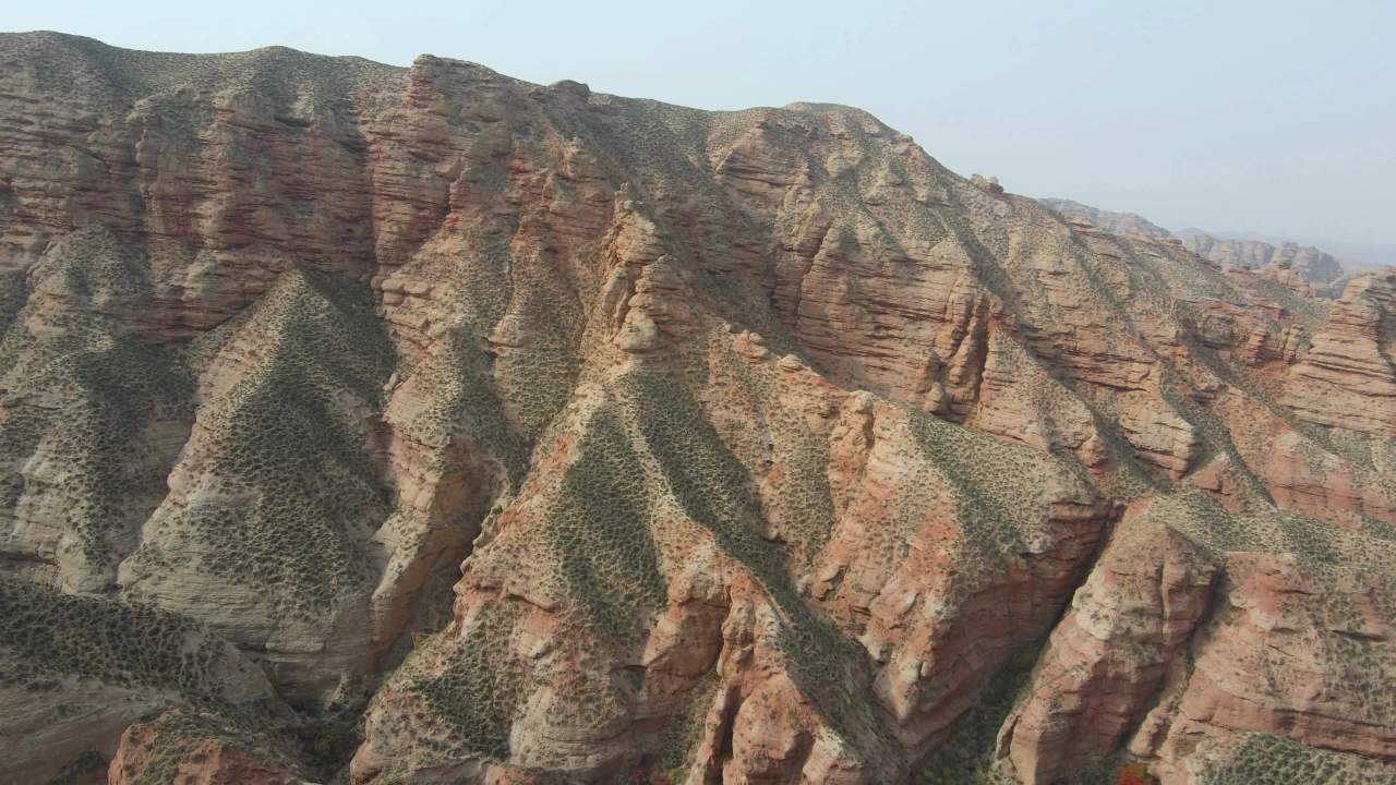 航拍甘肃张掖平山湖大峡谷的壮美丹霞地质风景 3