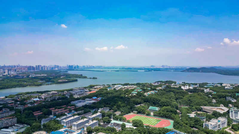 湖北武汉城市建设航拍摄影图 
