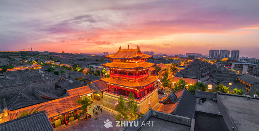 忻州古城全景图 28