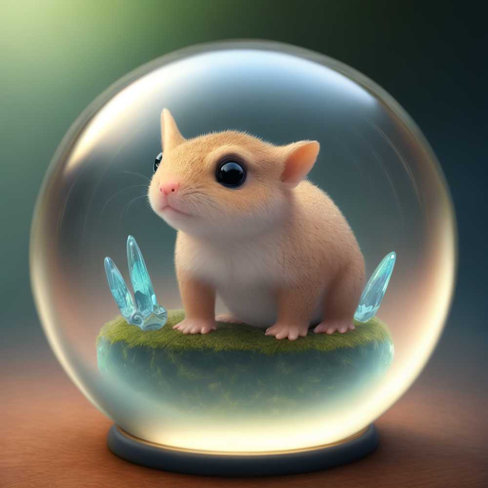 奇诺比奥水晶球内可爱