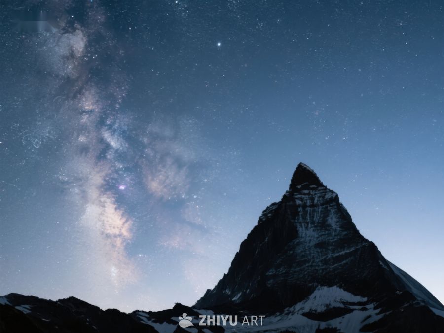 星空下的巍峨山峰 204
