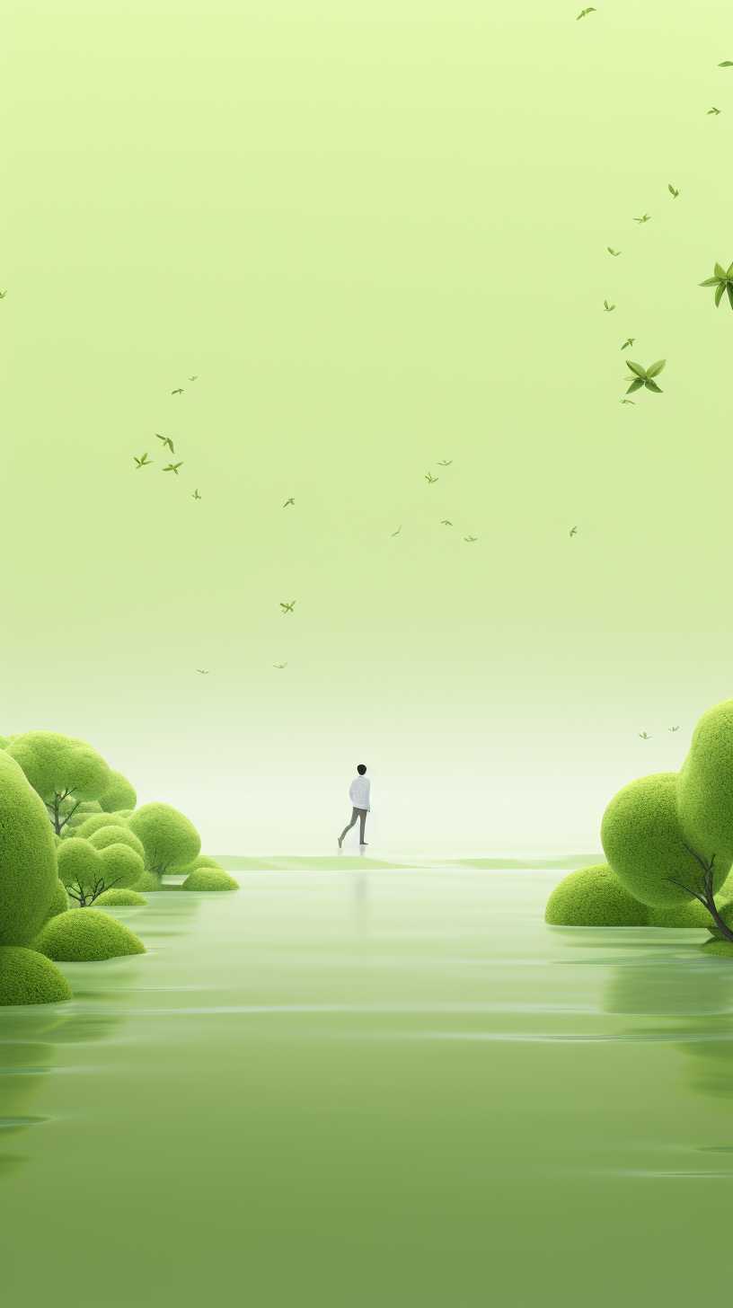 浅绿色背景图