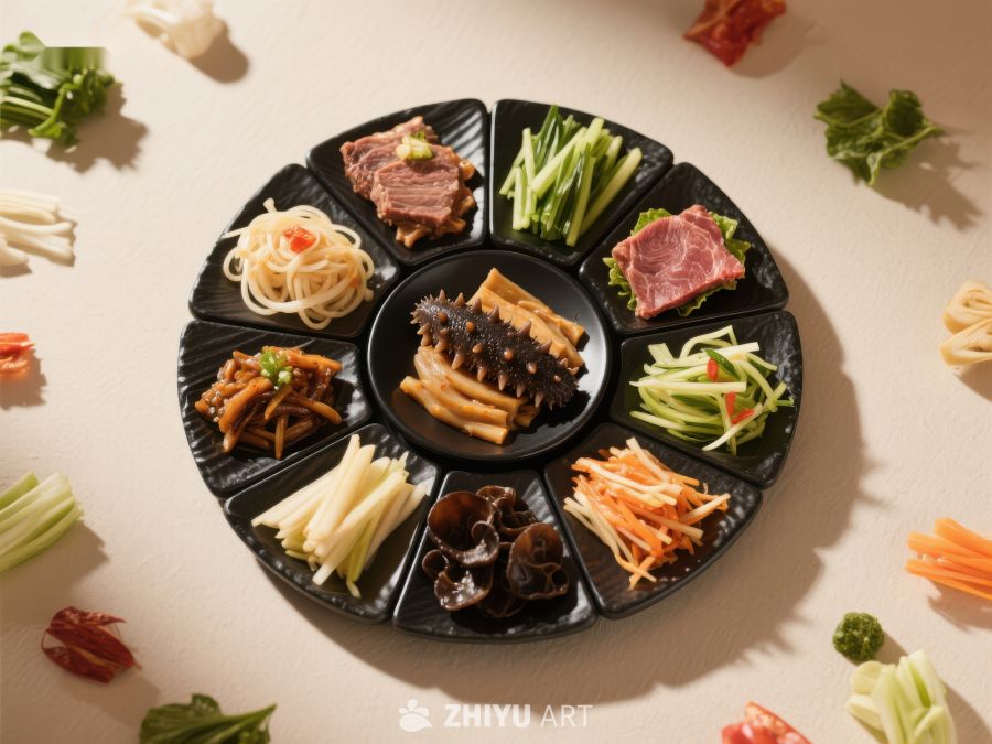 精致拼盘：多样食材与色彩的完美结合 526