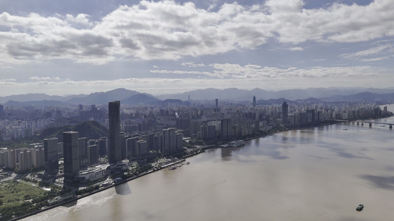 温州晴天城市航拍 27