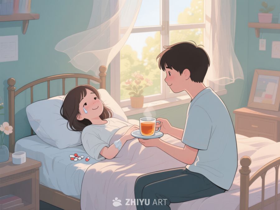 病床旁的温馨关怀 1