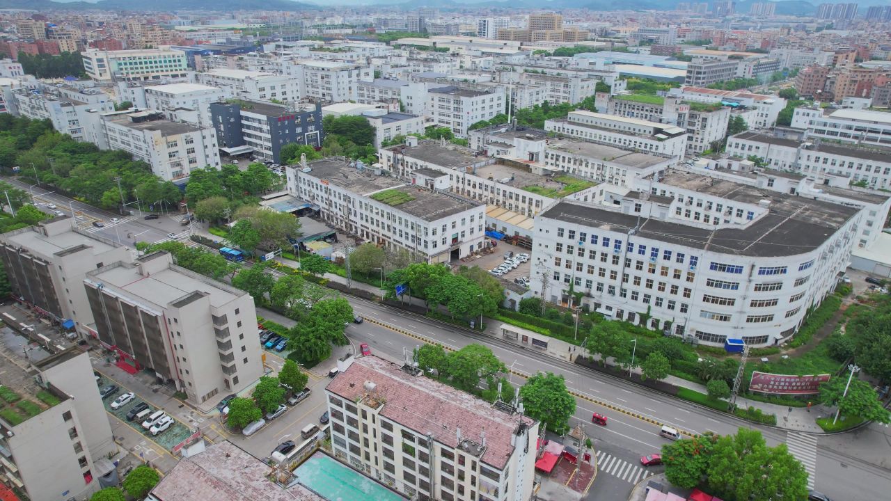 航拍厦门工业集中区