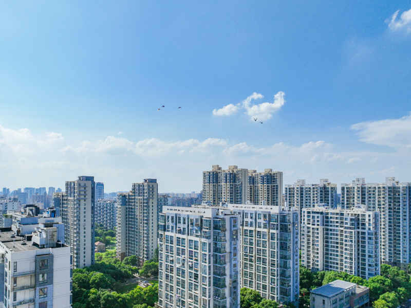 航拍昆山城市风光建筑大景 63