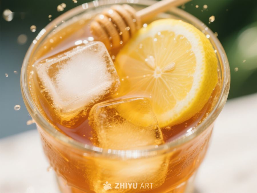 冰镇柠檬蜂蜜茶