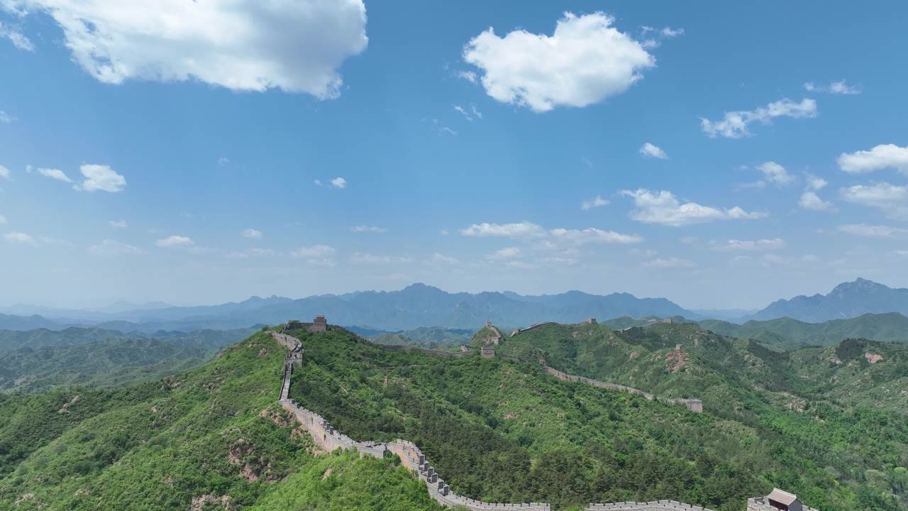 4K航拍河北承德金山岭长城风光 7