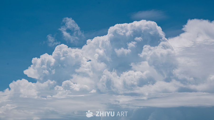 蓝天白云美景