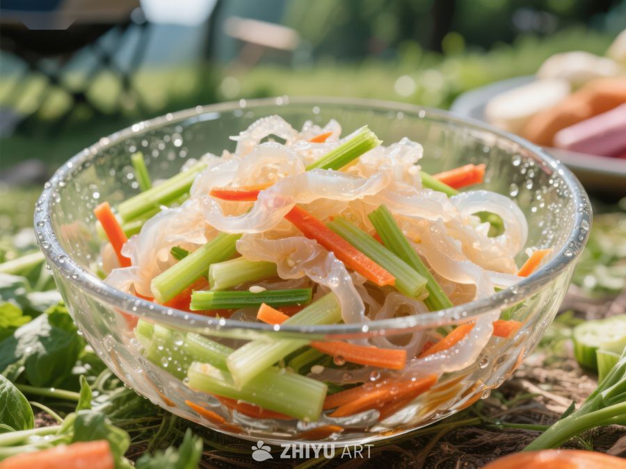 清凉拌菜，夏日户外美食 1211