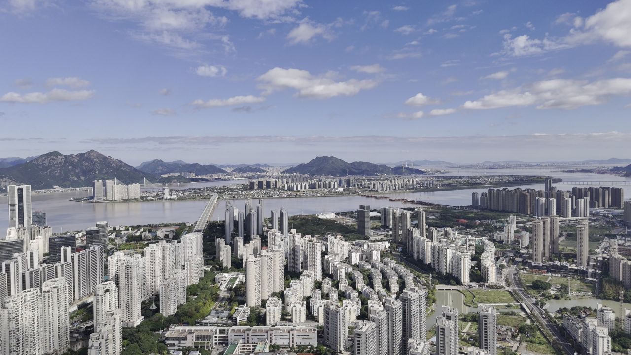 温州晴天城市航拍 10