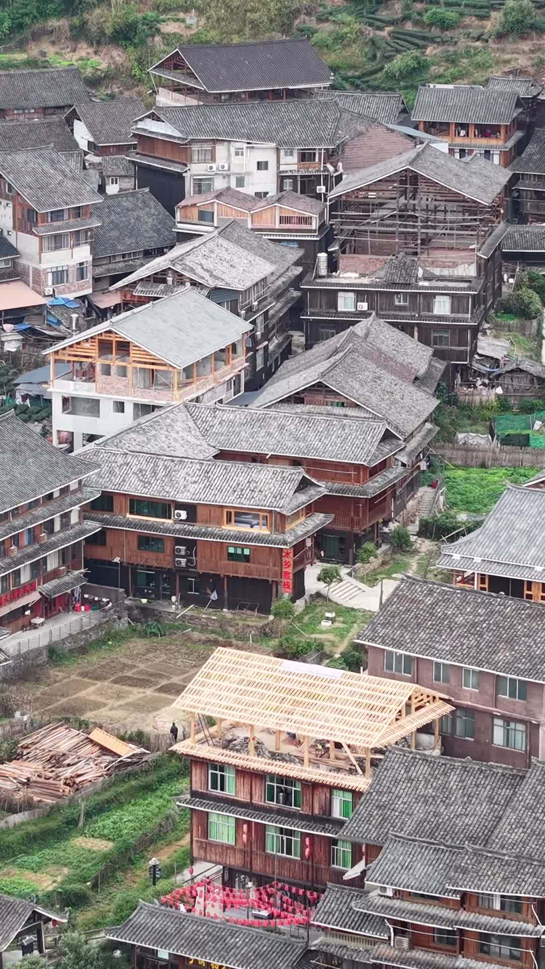 古朴村落的宁静时光