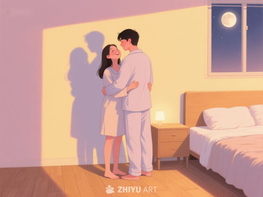 温馨夜晚的拥抱 849