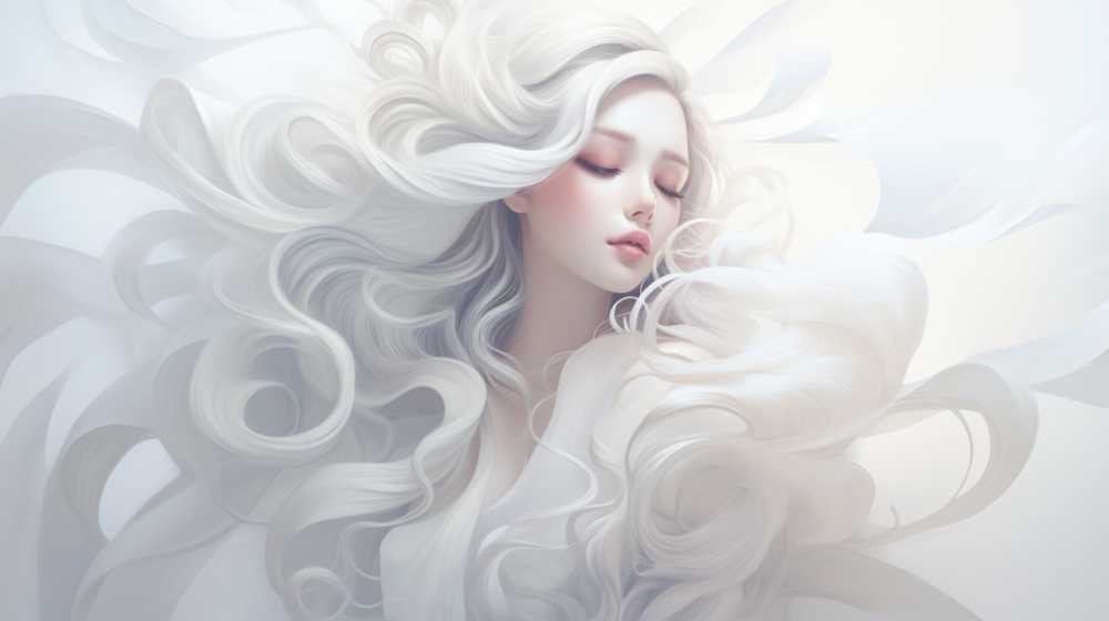 浅白色唯美意境背景图99
