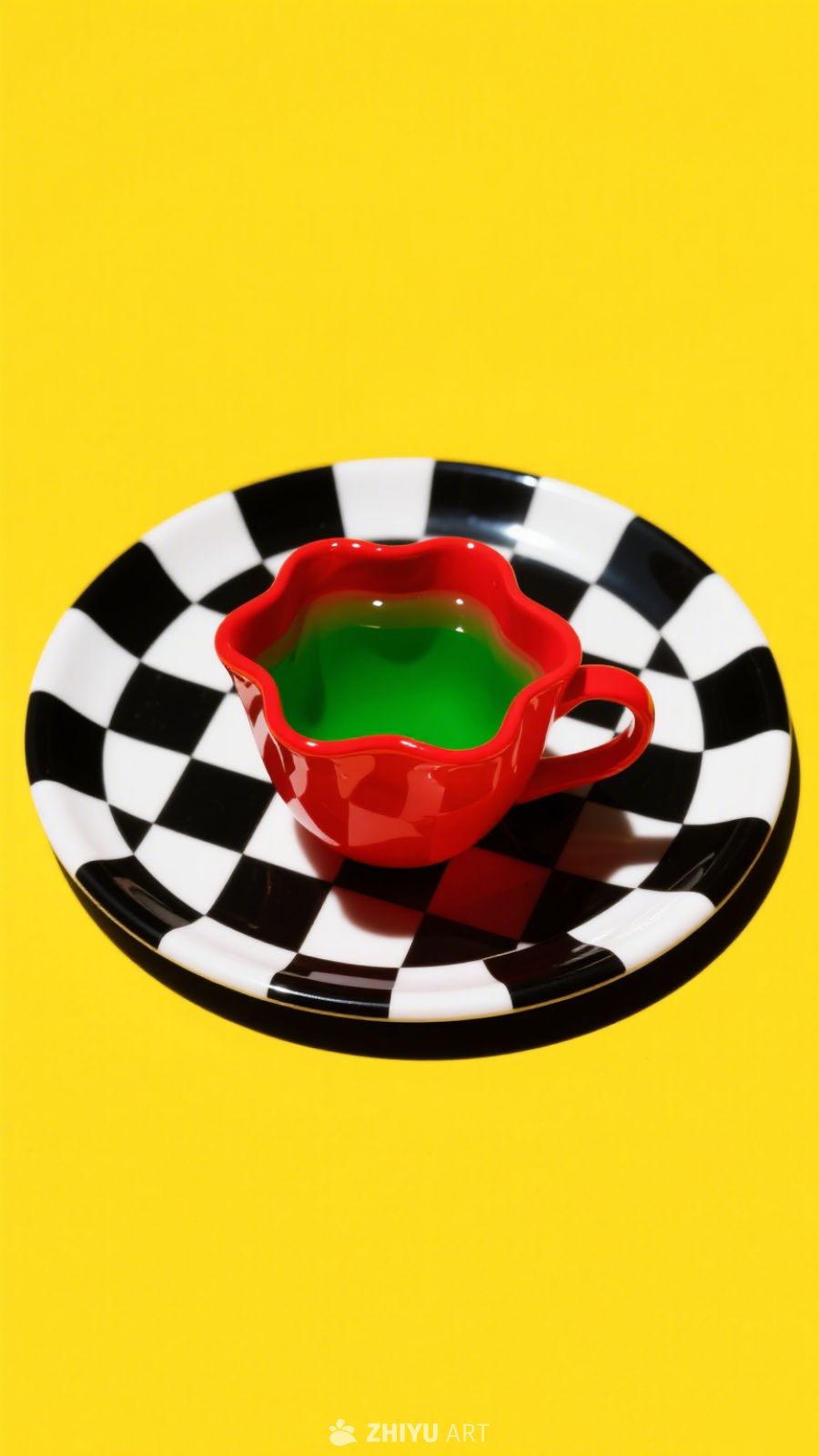 卡通图案、茶杯样式、卡通茶杯、茶杯背景 2