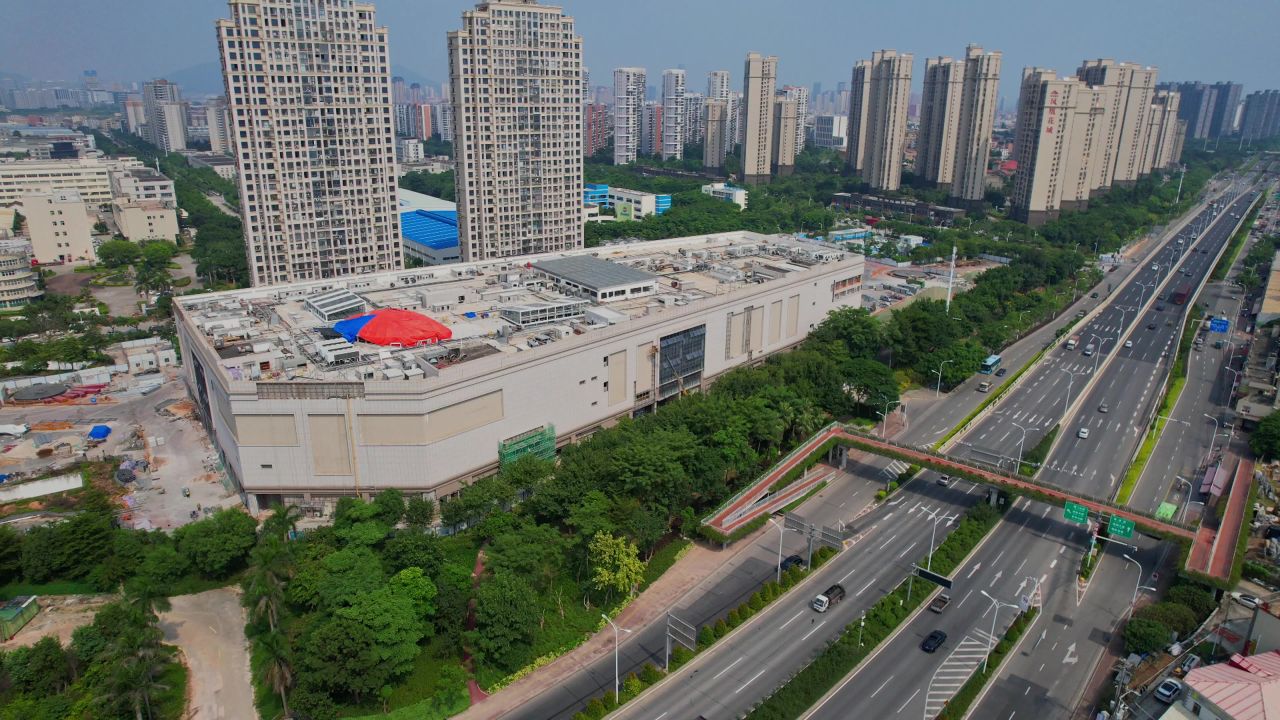 航拍厦门杏林万达广场 2