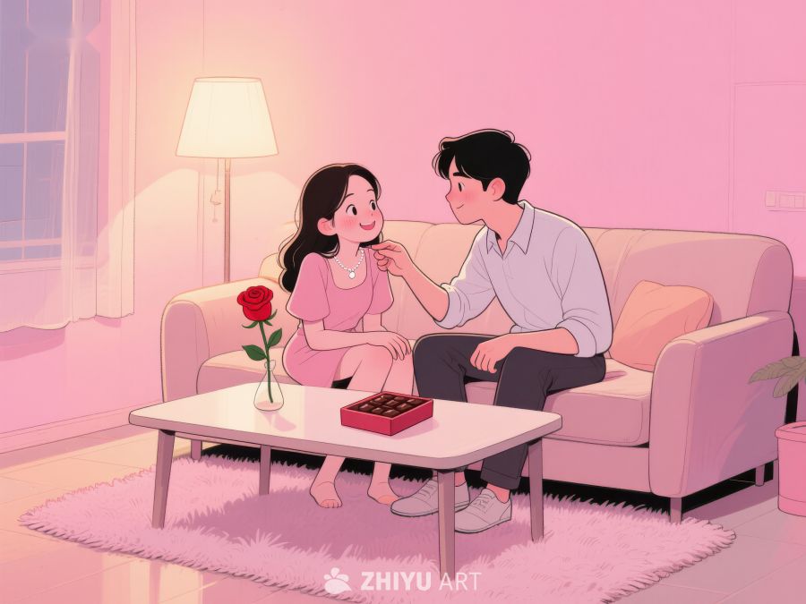 温馨时刻：情侣共度甜蜜时光 753