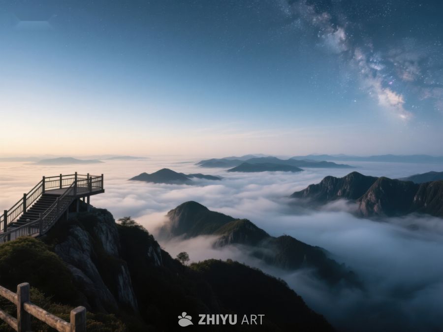 云海之上，观星台俯瞰群山 599