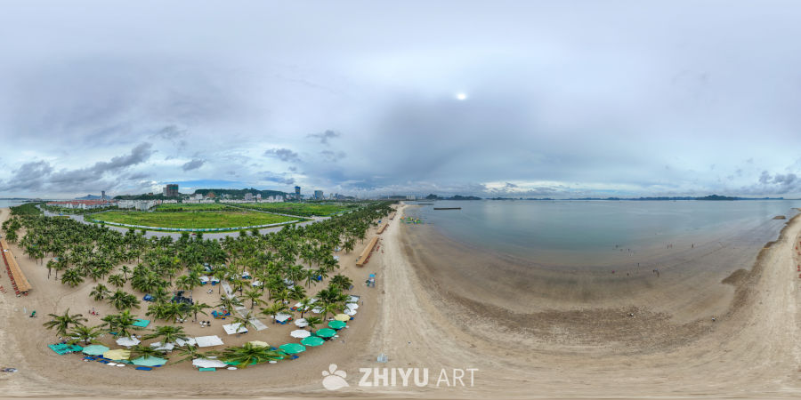 海滨城市全景