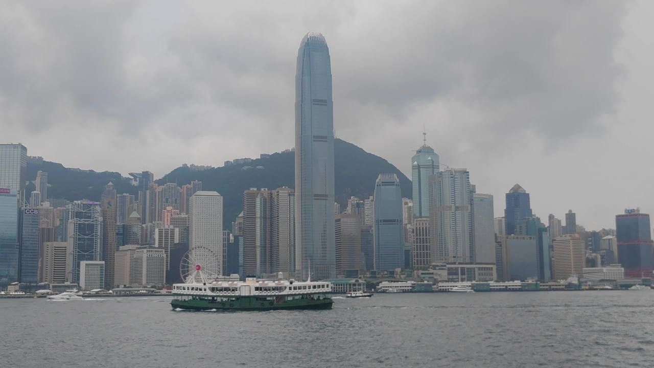 香港码头 船