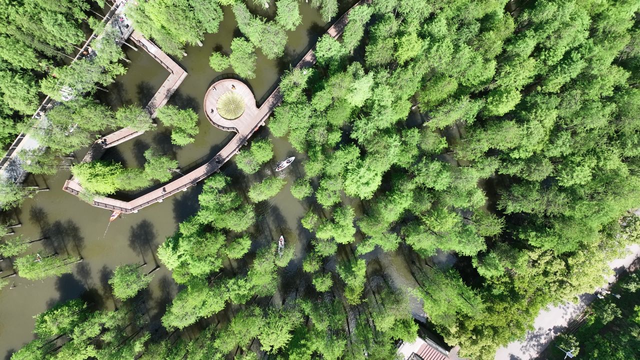 4K航拍临安青山湖景区