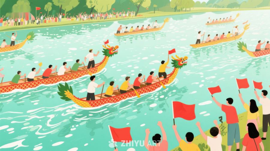 龙舟竞渡，观众热情助威 255