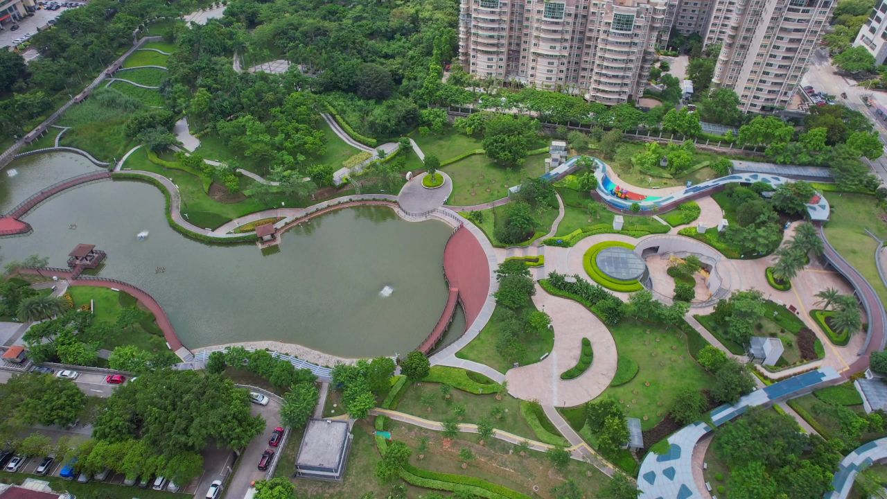 航拍厦门宁宝公园 8