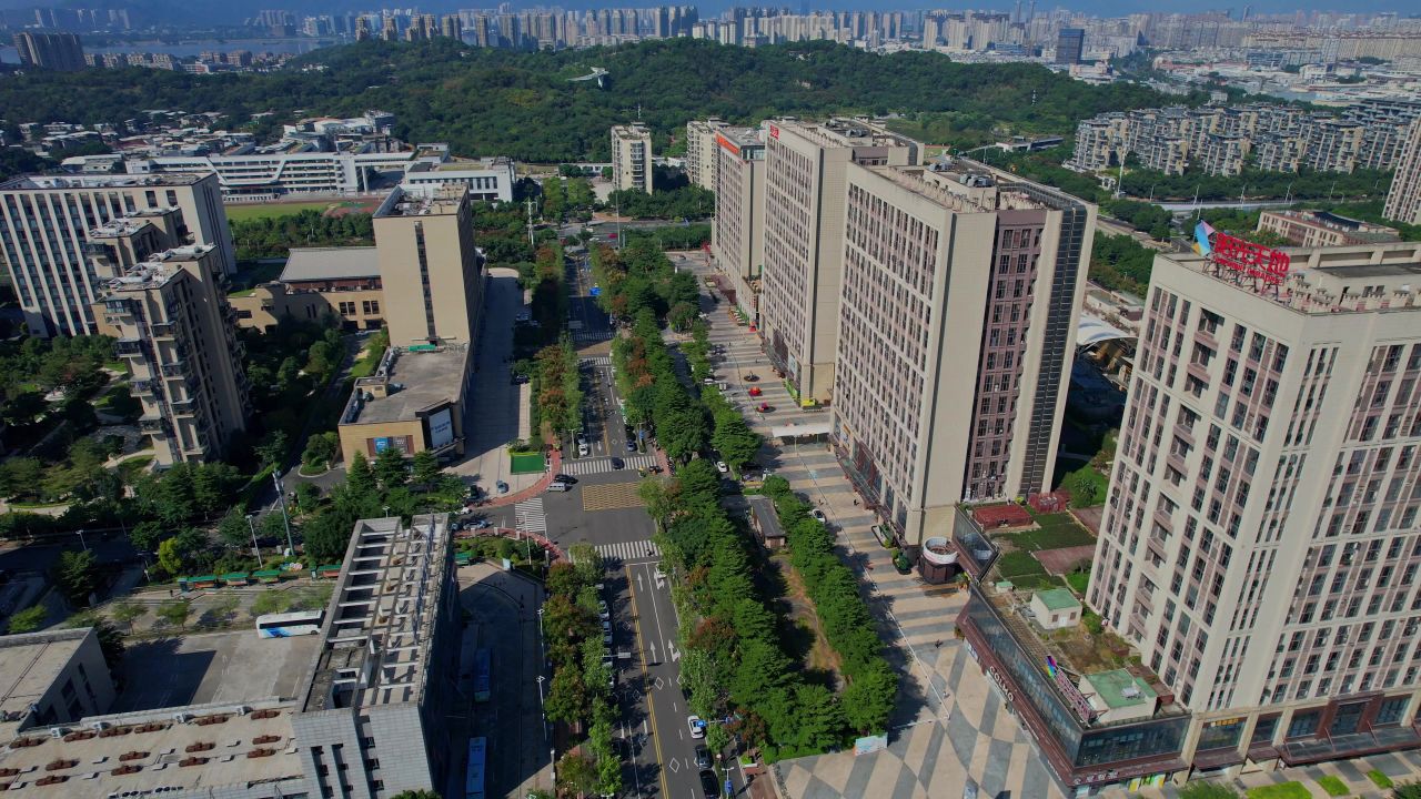 航拍福州奥体阳光天地