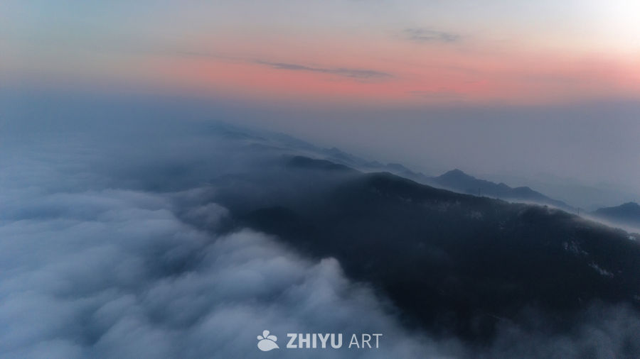 朝霞与云海