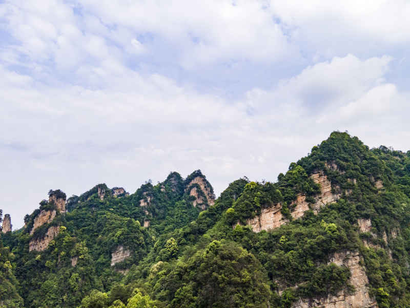 湖南张家界奇山山川 