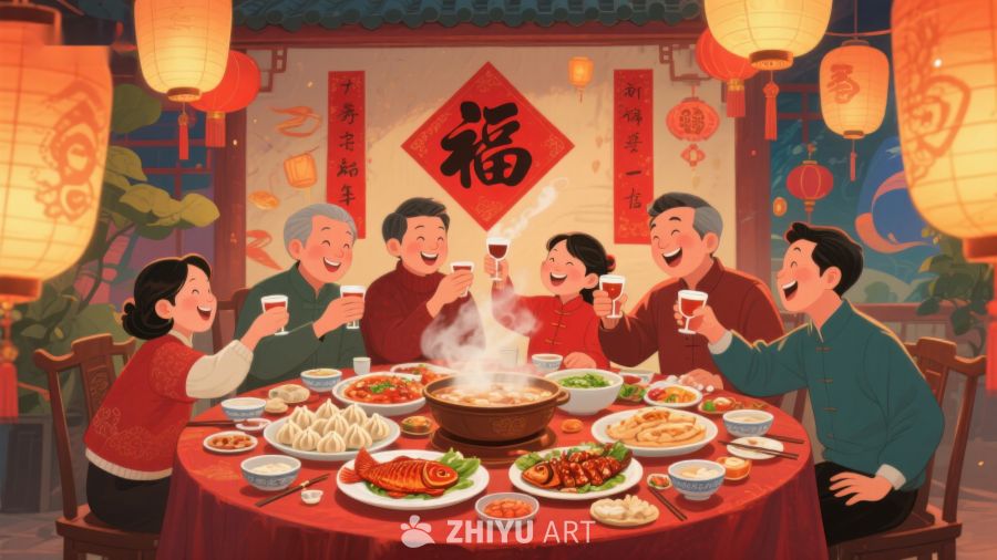 家庭围炉共庆新春佳节 56