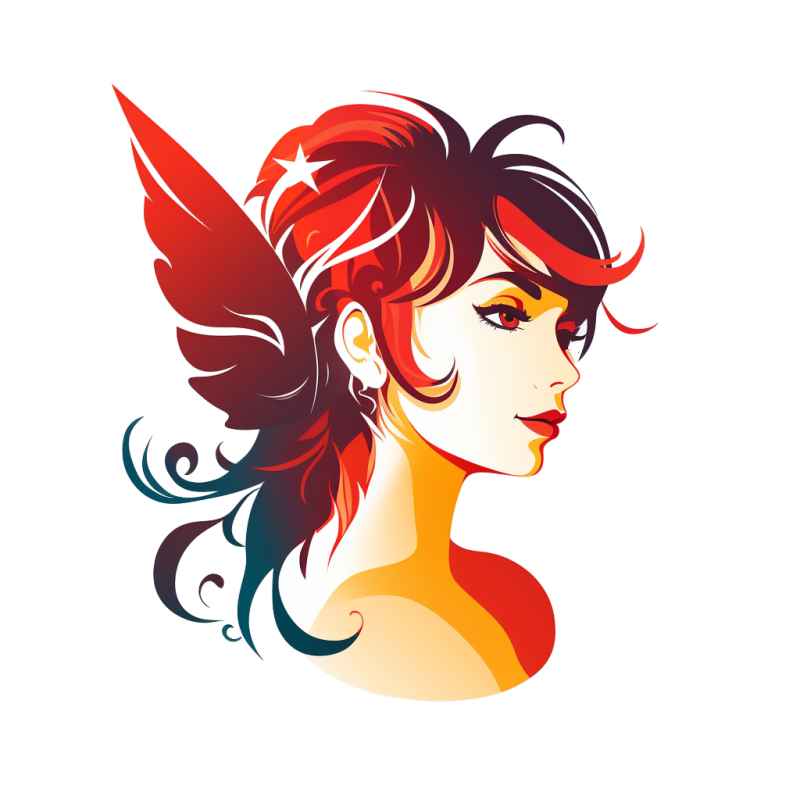 女性头像艺术png