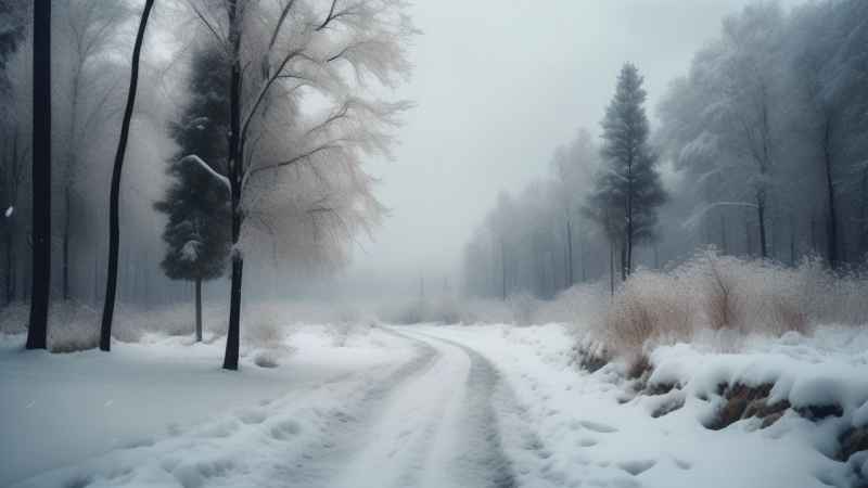 美丽冬季雪景 47