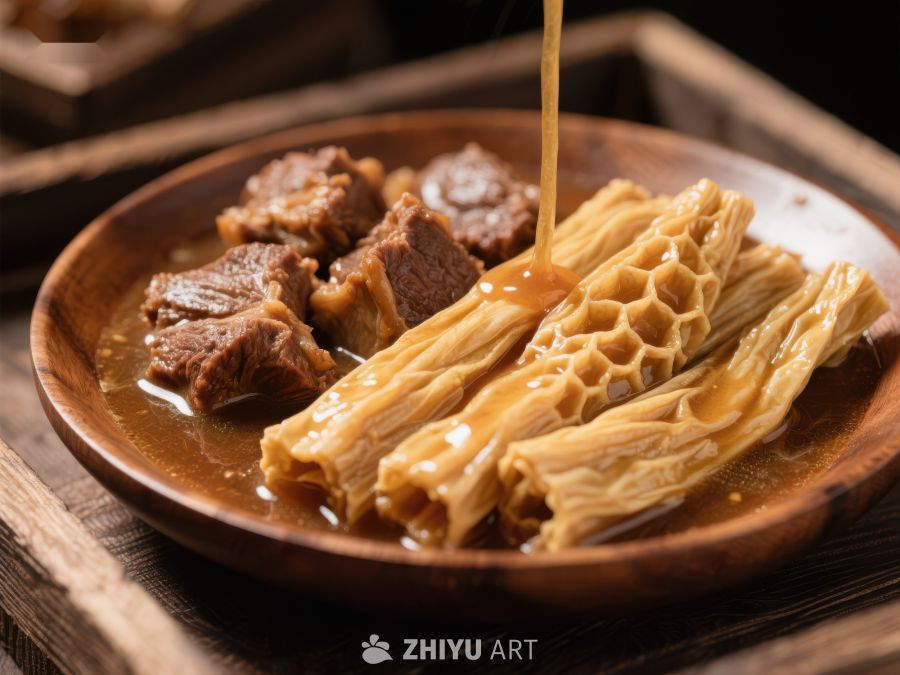 牛腩炖蜂窝肚，浓郁汤汁浇灌 641