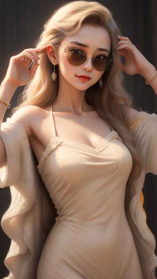 吊带高级美女