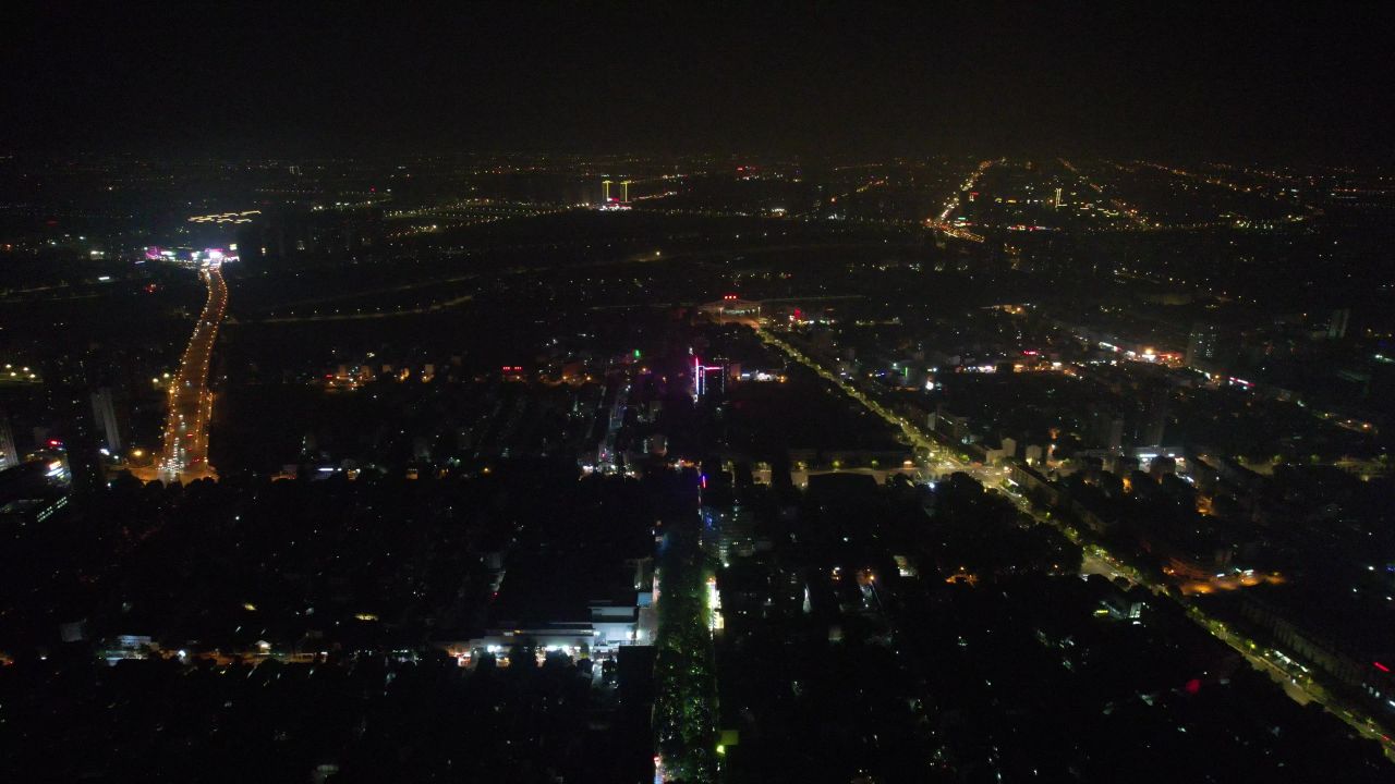 安徽滁州城市建设航拍 
