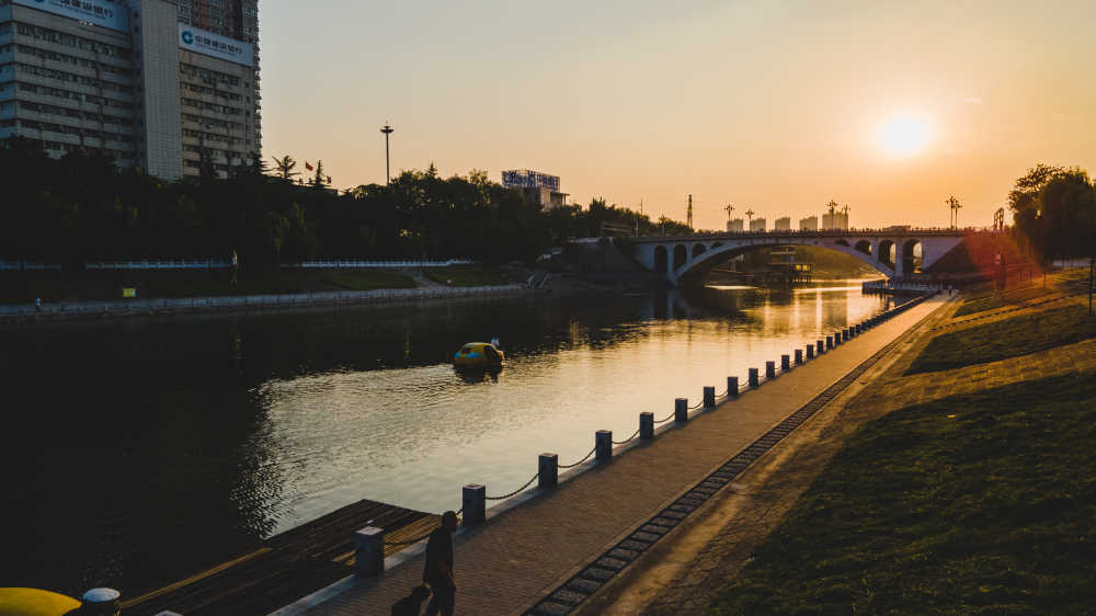 平顶山湛河美景