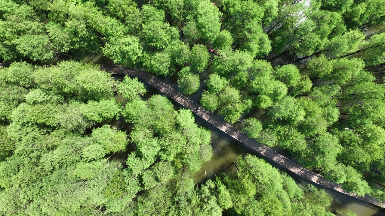 4K航拍临安青山湖景区