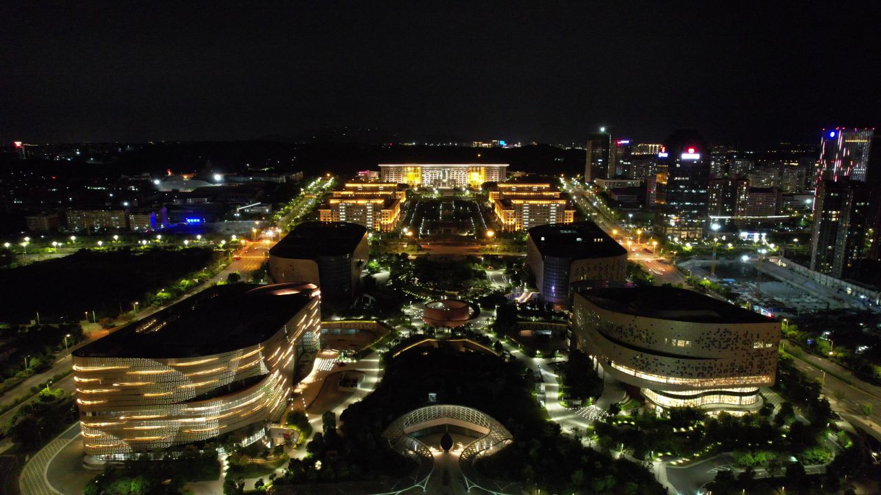福建泉州城市风光地标建筑航拍
