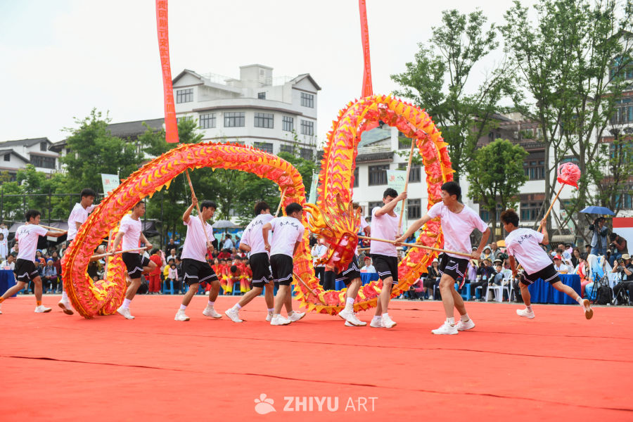 活力四射的舞龙表演 7