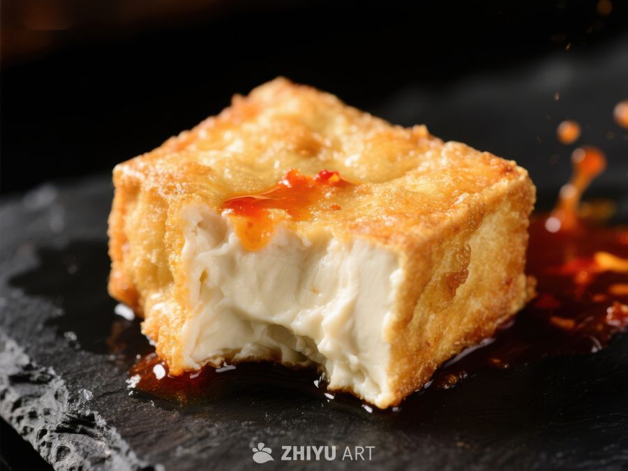 酥脆外皮的奶油芝士方块 1105