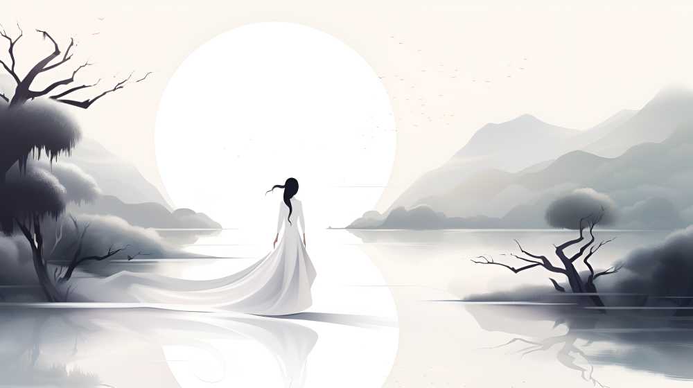浅白色唯美背景