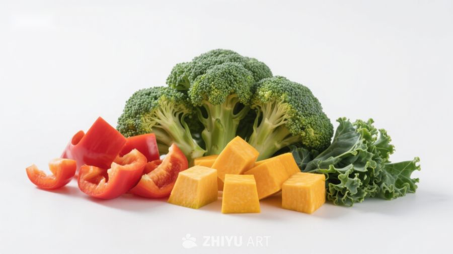 新鲜蔬菜切块组合