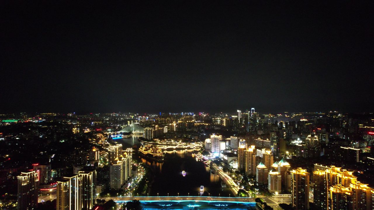 福建福州城市夜景