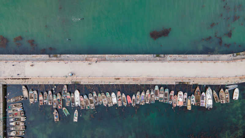 威海海上公园航拍 6