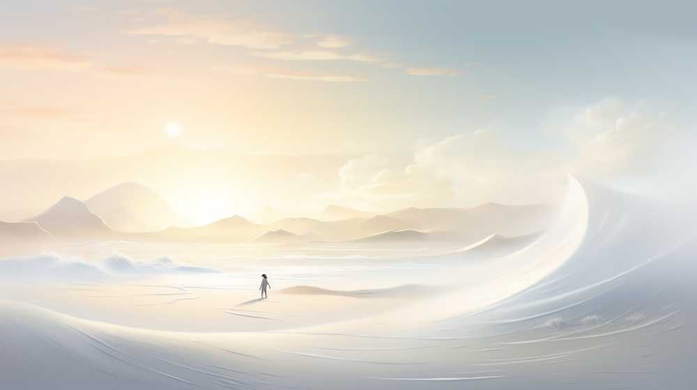 艺术浅白色唯美背景图99