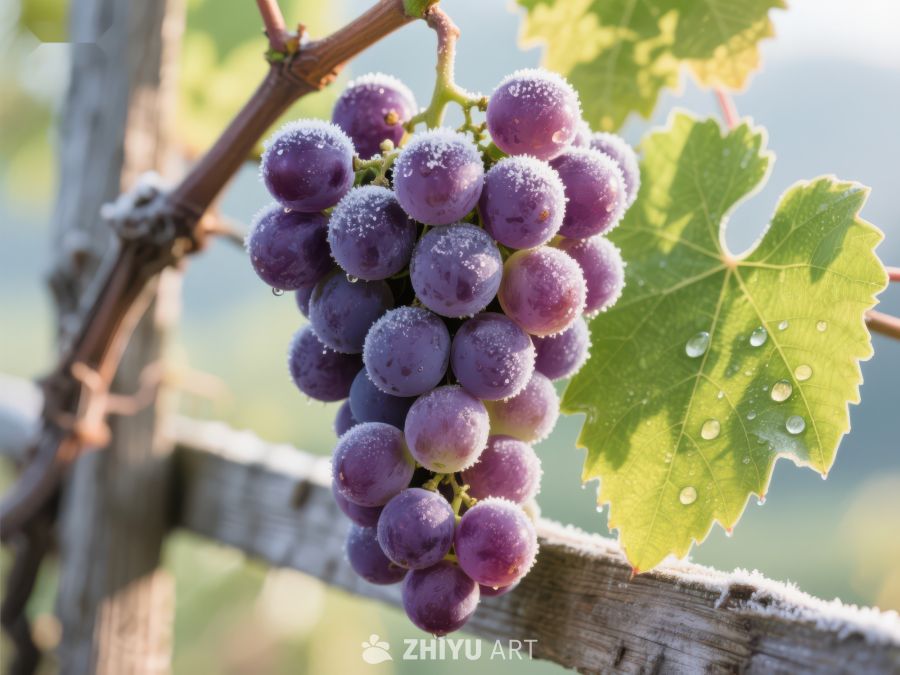 葡萄藤上的紫葡萄 390
