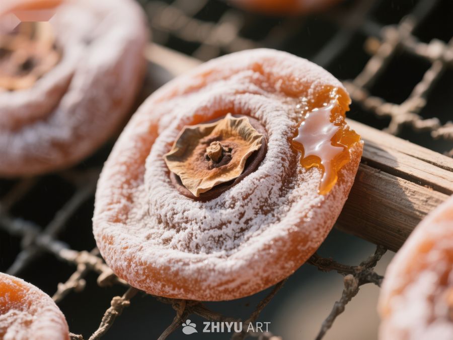 柿饼特写：甜蜜的自然馈赠 478